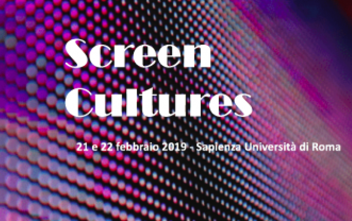 Screen cultures. Cinque parole chiave per la ricerca del XXI secolo