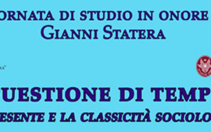 Giornata di studio in onore di Gianni Statera - 2019